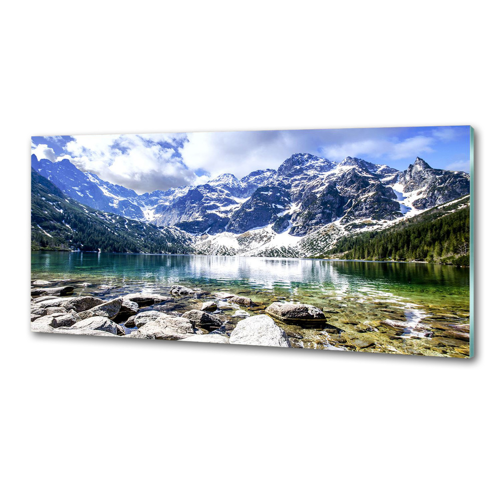 Panel do kuchni Morskie oko Tatry