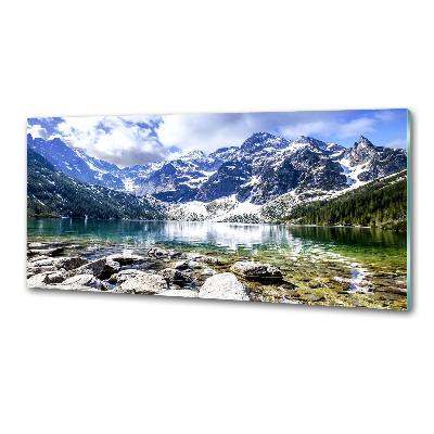 Panel do kuchni Morskie oko Tatry