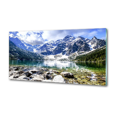 Panel do kuchni Morskie oko Tatry