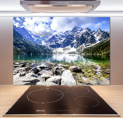 Panel do kuchni Morskie oko Tatry