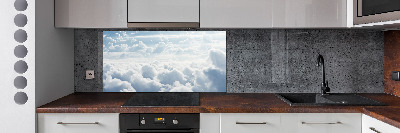 Panel lacobel Chmury z lotu ptaka