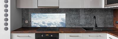 Panel lacobel Chmury z lotu ptaka