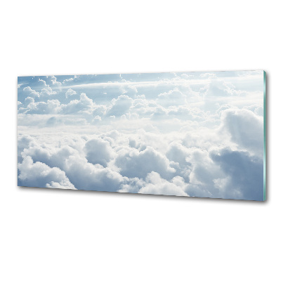 Panel lacobel Chmury z lotu ptaka