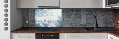 Panel lacobel Chmury z lotu ptaka