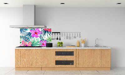Panel do kuchni Hawajskie kwiaty