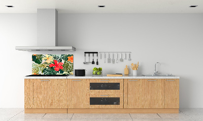 Panel do kuchni Hawajskie kwiaty