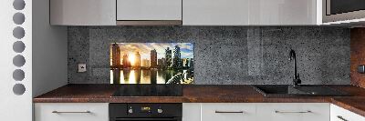 Panel lacobel Dubaj zachód słońca
