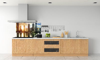 Panel lacobel Dubaj zachód słońca