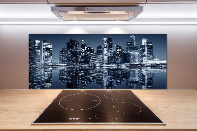 Panel do kuchni Singapur nocą