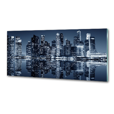 Panel do kuchni Singapur nocą