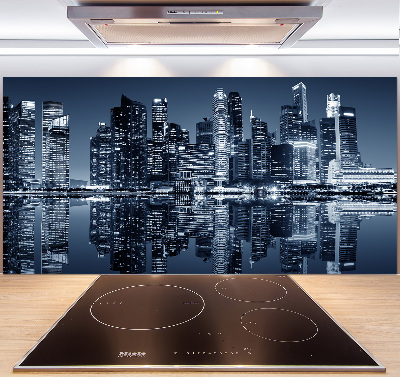 Panel do kuchni Singapur nocą