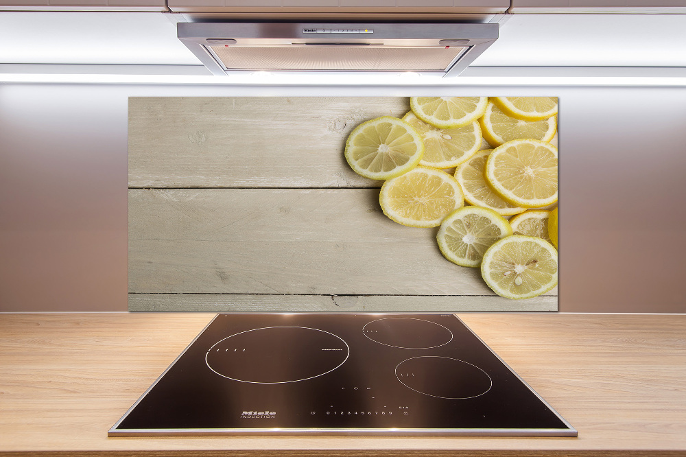 Panel do kuchni Cytryny drewno