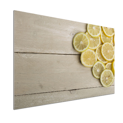 Panel do kuchni Cytryny drewno