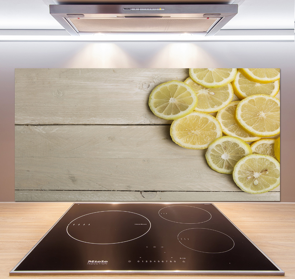 Panel do kuchni Cytryny drewno
