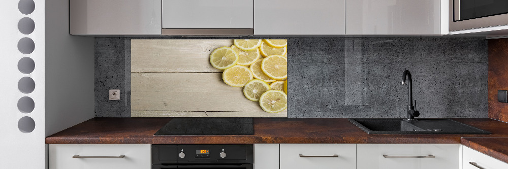 Panel do kuchni Cytryny drewno
