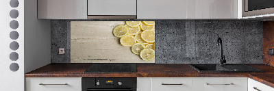 Panel do kuchni Cytryny drewno