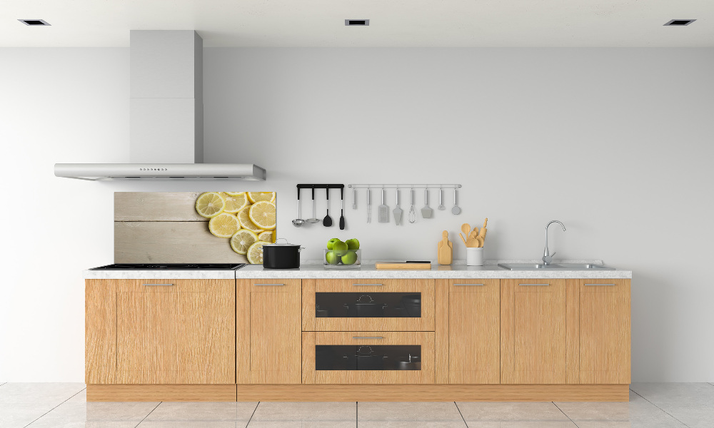 Panel do kuchni Cytryny drewno