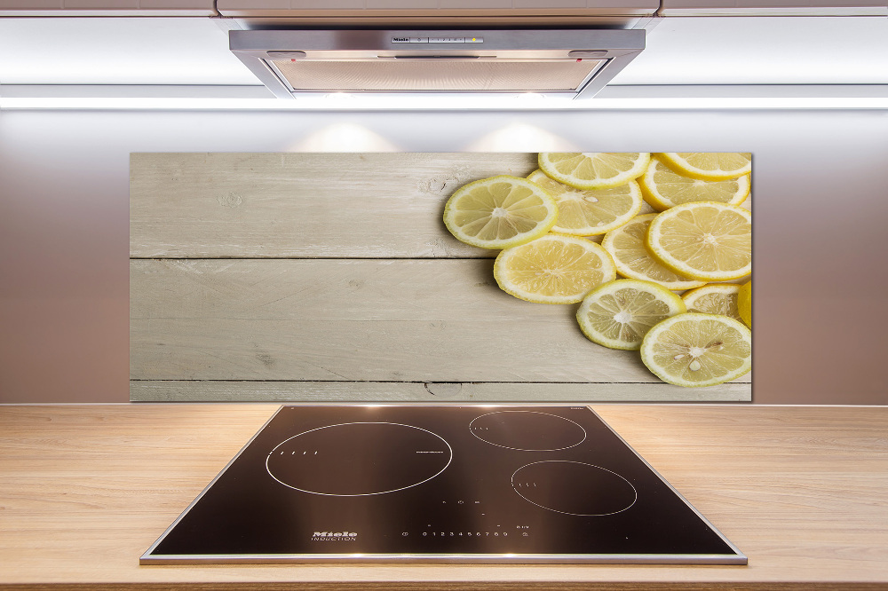 Panel do kuchni Cytryny drewno