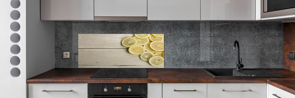 Panel do kuchni Cytryny drewno