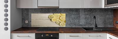 Panel do kuchni Cytryny drewno