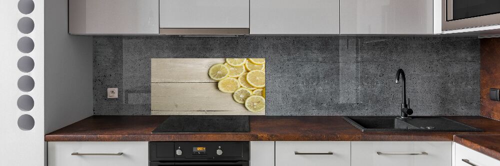 Panel do kuchni Cytryny drewno