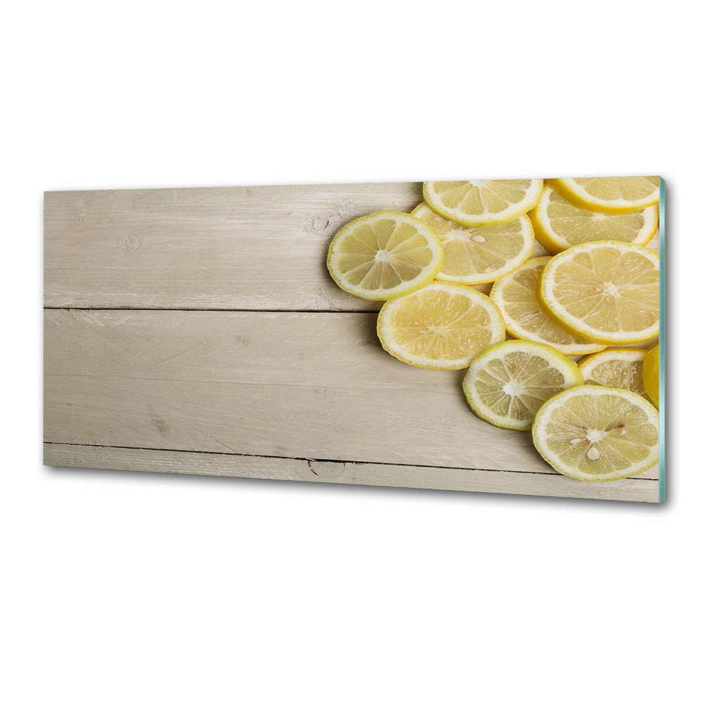Panel do kuchni Cytryny drewno