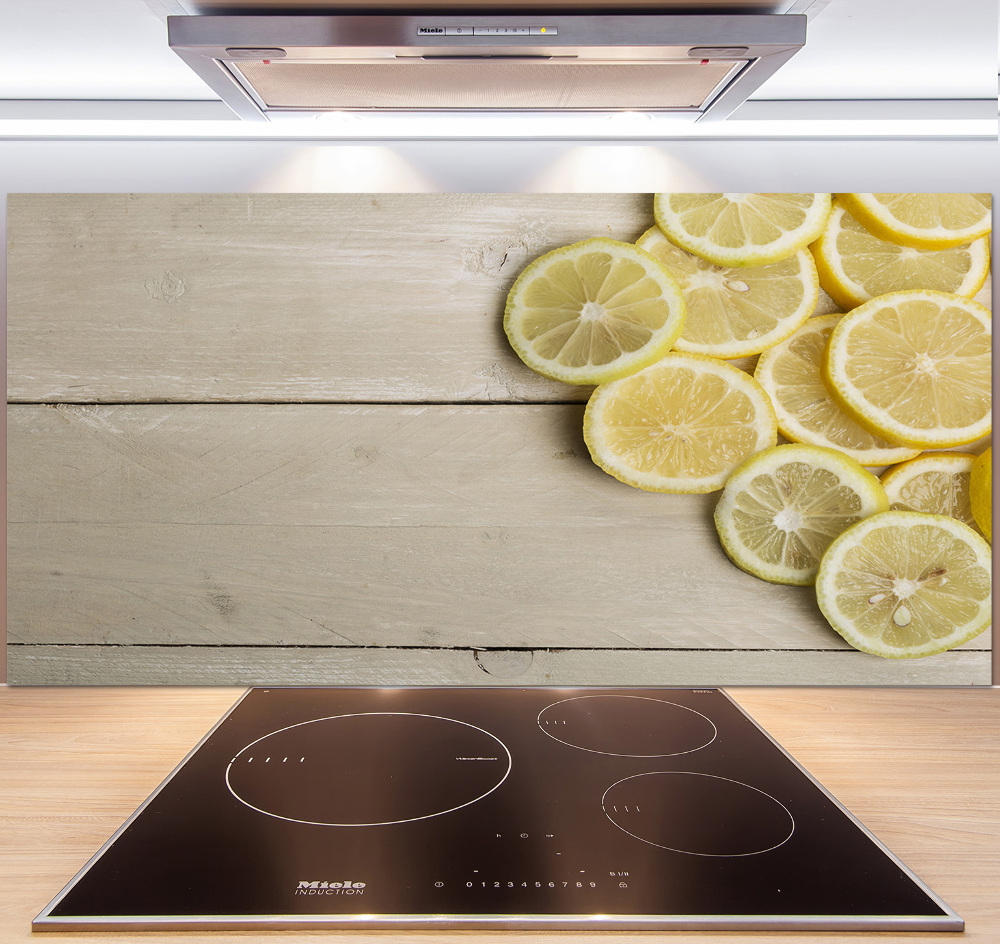 Panel do kuchni Cytryny drewno