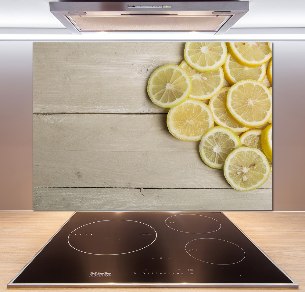 Panel do kuchni Cytryny drewno