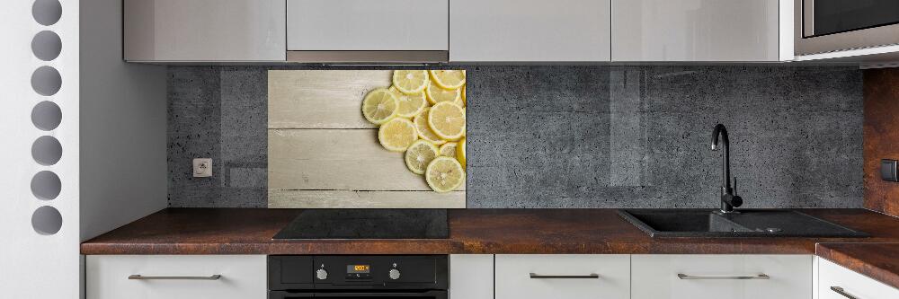 Panel do kuchni Cytryny drewno