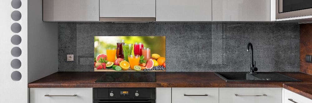 Panel dekor szkło Owocowe soki