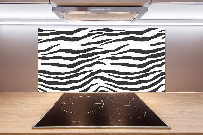 Panel między meble w kuchni Zebra tło