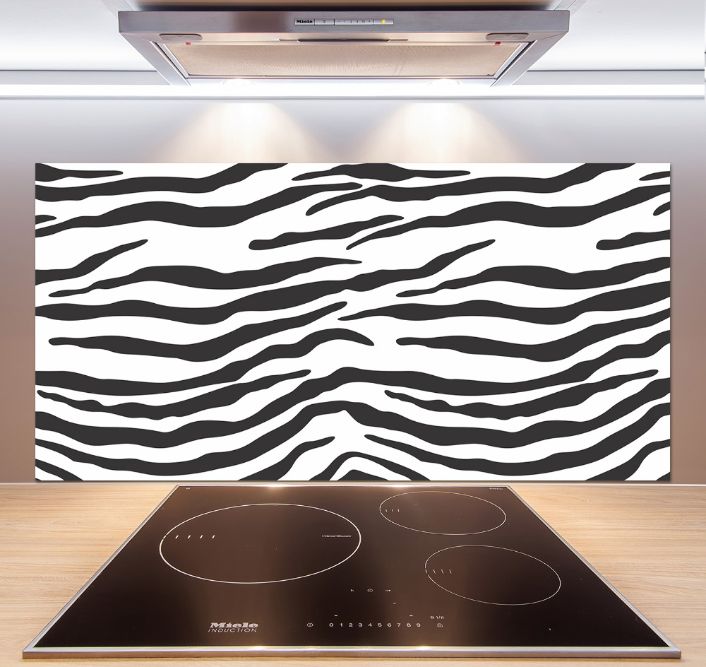 Panel między meble w kuchni Zebra tło