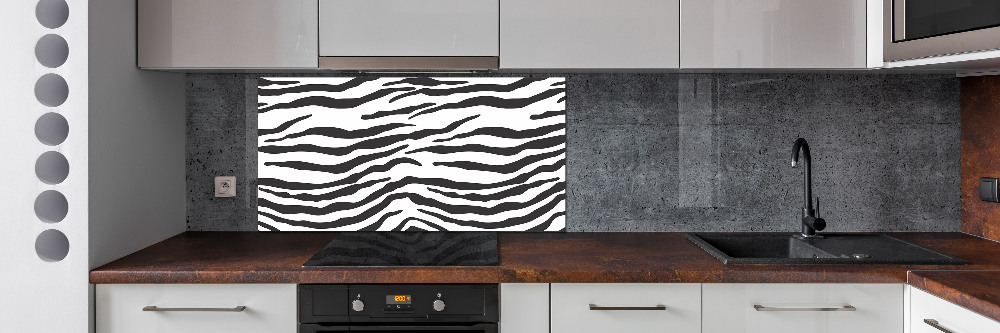 Panel między meble w kuchni Zebra tło