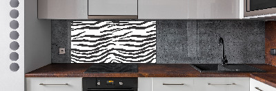 Panel między meble w kuchni Zebra tło