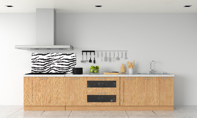 Panel między meble w kuchni Zebra tło