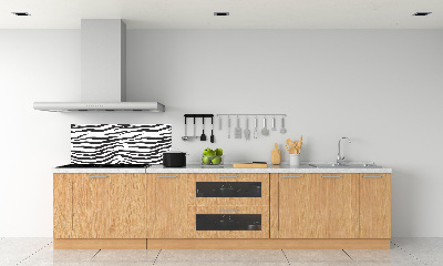 Panel między meble w kuchni Zebra tło