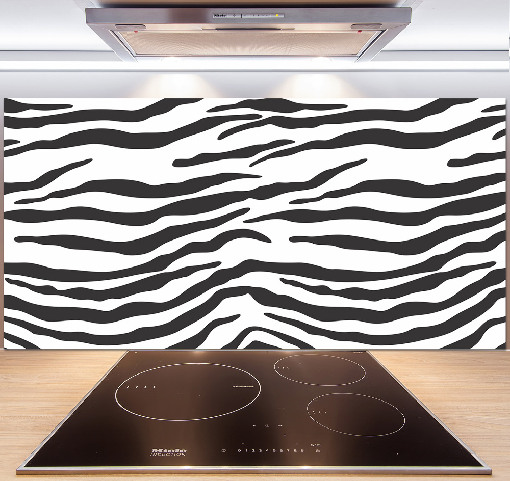 Panel między meble w kuchni Zebra tło