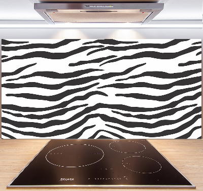 Panel między meble w kuchni Zebra tło