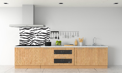 Panel między meble w kuchni Zebra tło