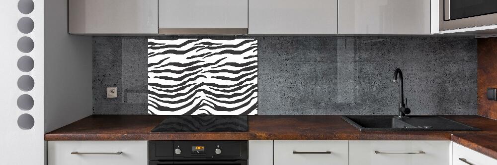 Panel między meble w kuchni Zebra tło