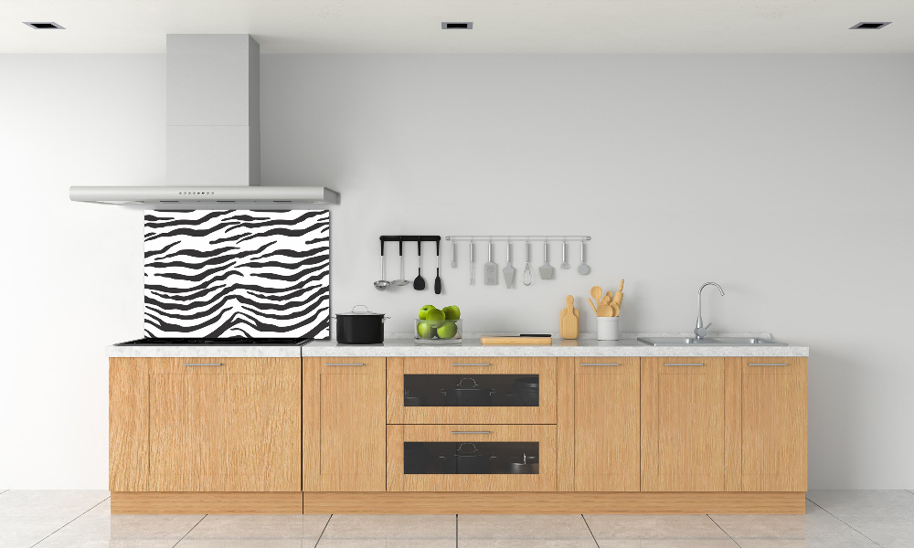 Panel między meble w kuchni Zebra tło