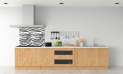 Panel między meble w kuchni Zebra tło