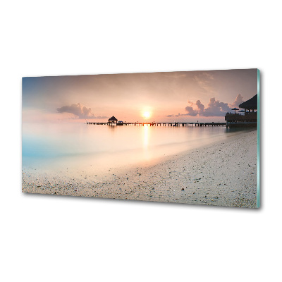 Panel do kuchni Plaża Malediwy