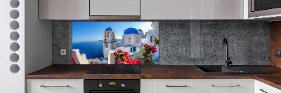 Panel do kuchni Santorini Grecja