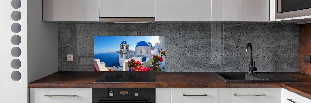 Panel do kuchni Santorini Grecja