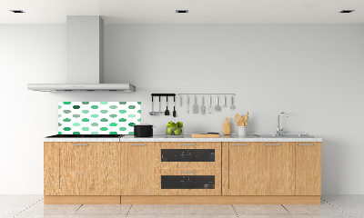Panel do kuchni Zielone kropki