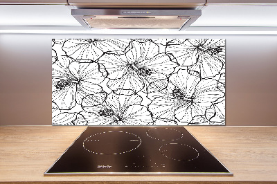 Panel do kuchni Hawajskie kwiaty