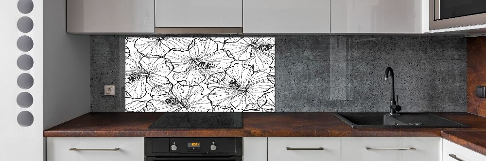 Panel do kuchni Hawajskie kwiaty