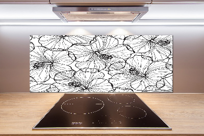 Panel do kuchni Hawajskie kwiaty