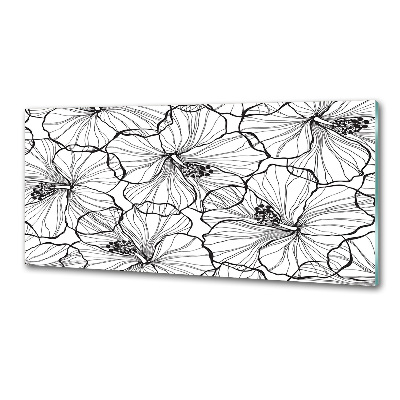 Panel do kuchni Hawajskie kwiaty